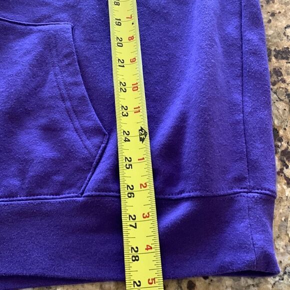 University of northern Iowa UNI Embroidered purple Vintage Hoodie Sweatshirt XL - Picture 6 of 9